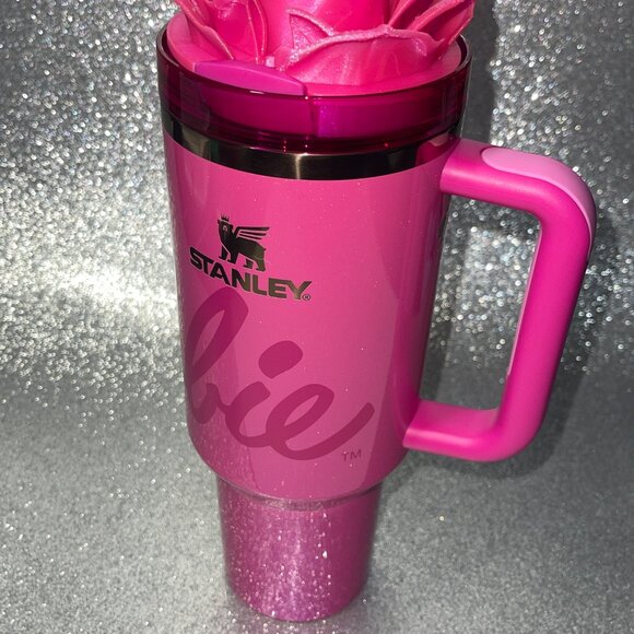 3D Rose Tumbler Topper that fit the new Barbie x Stanley Icon Tumbler lids - Picture 2 of 6